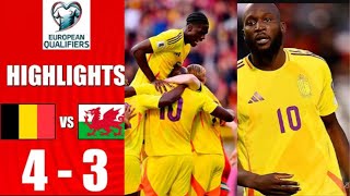 ⚽️ Belgium vs Wales 4 3 HIGHLIGHTS   FIFA World Cup Qualifiers 2026