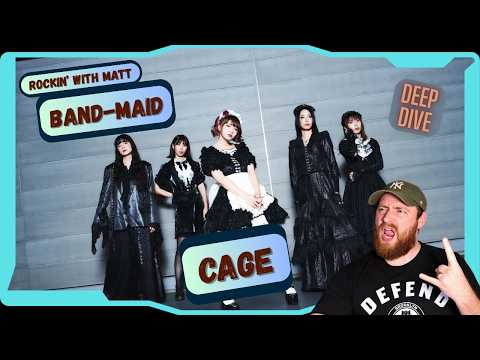 BAND-MAID - CAGE | Reaction!