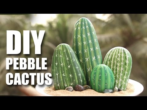How to make a DIY Pebble Cactus