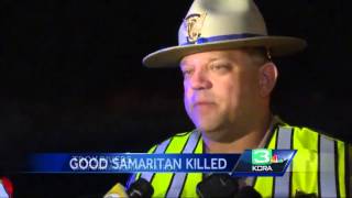 Good Samaritan killed trying to help stranded driver