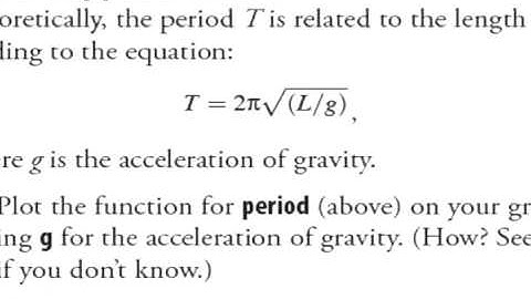 Pendulum analysis with Logger Pro