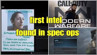 First hidden intel location in crosswind on modern warefare spec ops!!