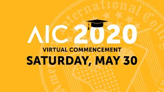 2020 American International College Graduate Virtual Commencement