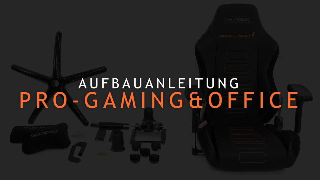 MAXNOMIC® Pro-Gaming & Office Aufbauvideo
