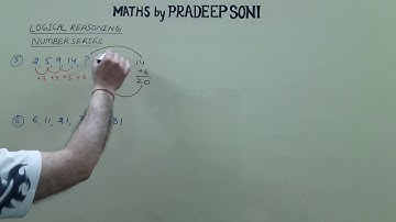 Logical Reasoning, Number Series, Maths by Pradeep Soni