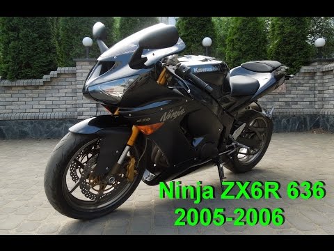 Обзор Kawasaki zx6r 636 2005-2006 тест-драйв