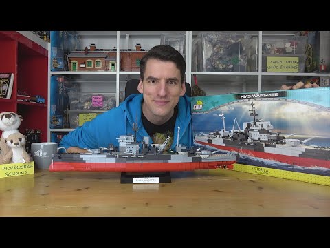 YouTube thumbnail: HMS Warspite von Cobi® - 4820 Historical Collection