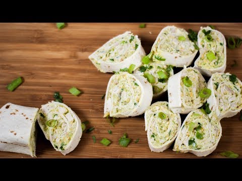 Avocado Chicken Salad Roll Ups