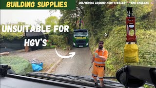 CHALLENGING!A DAY IN THE LIFE OF A HIAB OPERATOR/TRUCK DRIVER.#truck #crane #uk