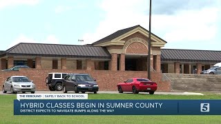 Sumner County Schools begin in-person, virtual classes