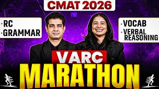 CMAT 2026 VARC Marathon | RC, Grammar, Vocabulary &amp; Verbal Reasoning | OMETs Prep. | MBA Wallah
