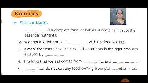 Evs Lesson -8 Food we eat