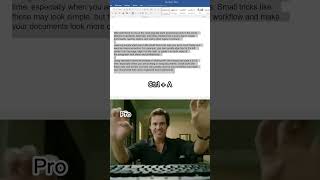 4 Text Alignment Shortcuts in Microsoft Word #wordtips #microsoftword #shorts