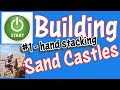 Sand Castle building - Hand stacking sand #1