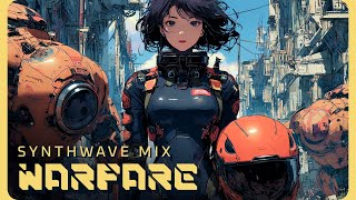 WARFARE | Mecha Synthwave Mix for Focus & Gaming