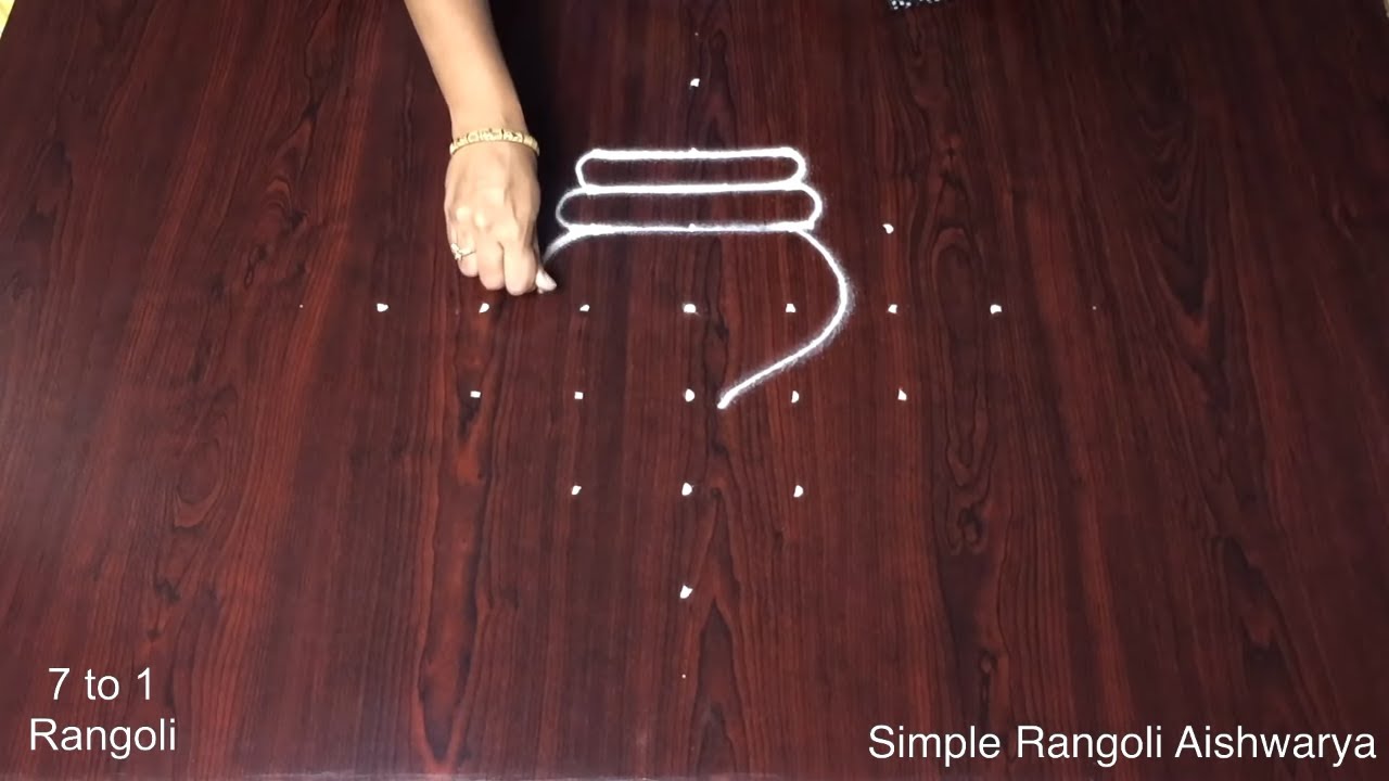 Ganesh Rangoli Simple