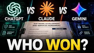I Tested ChatGPT vs Claude vs Gemini on a Real Legal Contract