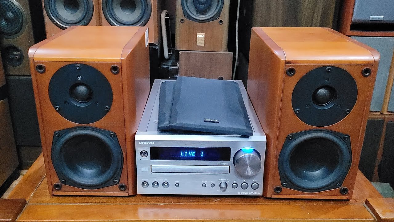 Premium Onkyo CR-D2 LTD system with Denon 717R speakers, ultra