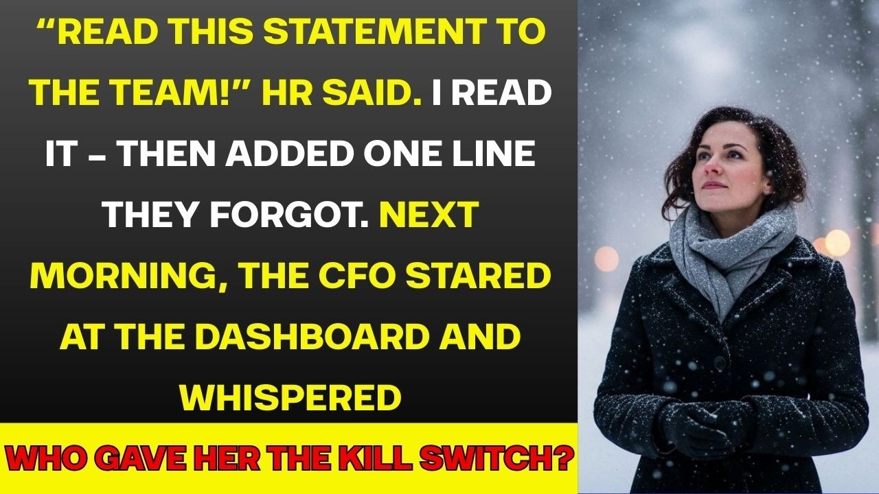 She Added One Line to Her Firing Script – The CFO Panicked _ #corporaterevenge