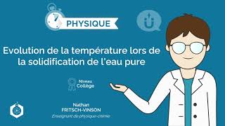 ⌚🧲 Evolution of temperature during solidification of pure water ‖ Physics - Chemistry ‖ College