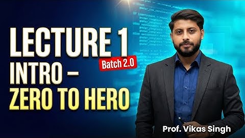 Les 1: Intro-Zero naar Hero Batch 2.0