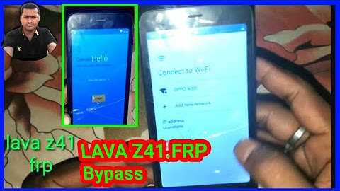 LAVA Z41.FRP Bypass without.Pc/By (Google Account) Lock Remove
