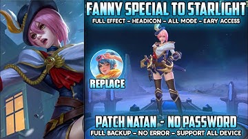Fanny Special Lifeguard To Starlight | Full Effect HeadIcon Patch Natan | Mobile Legends