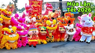 Múa lân ông địa tết 2026 Full Video Phương Anh Đường cúng Chùa Bà Thiên Hậu Chợ Búng tết 2026