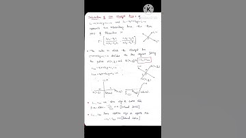 class11, The Straight Line,Intersection of two Straight lines