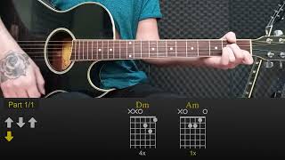 Billie Eilish - Hotline Bling Easy Guitar Lesson Tutorial With Chordstabs And Rhythm