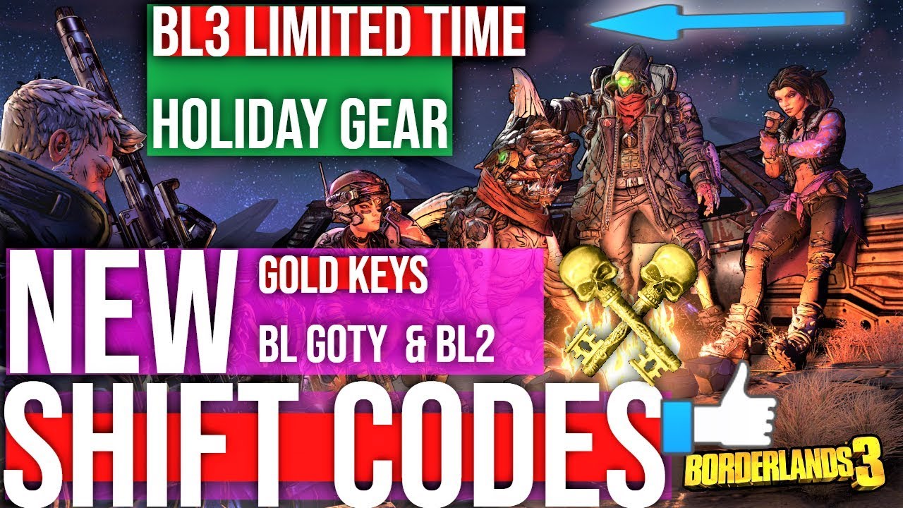 borderlands 3 shift codes