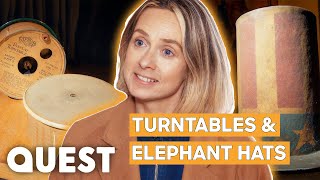 Serkan & Viki Get Their Hands On A Vintage Turntable And A Unique Elephant Hat | Salvage Hunters