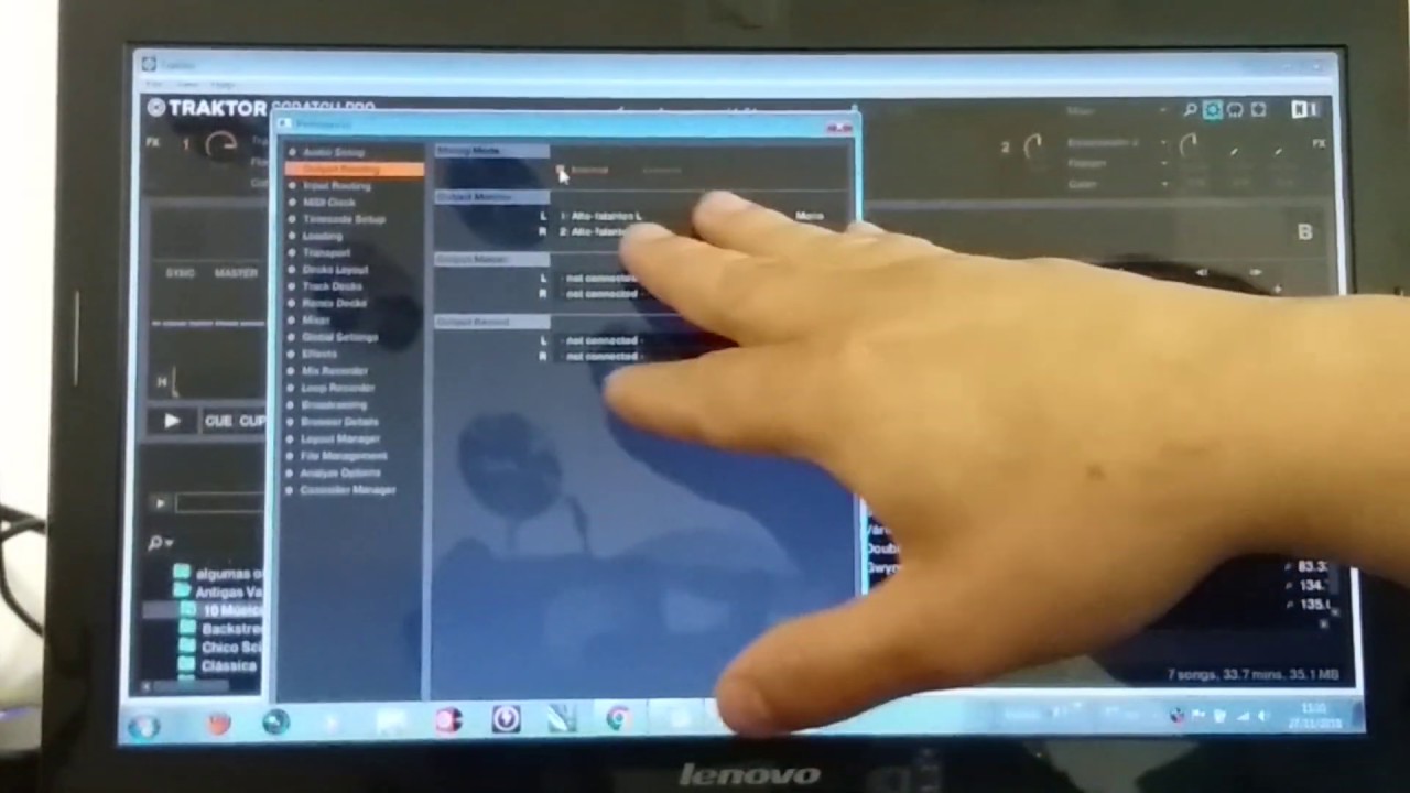 Como usar a pre escuta no traktor dj - YouTube