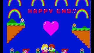 Bubble Bobble - MSX 2 - Super Mode 1P + 2P ending