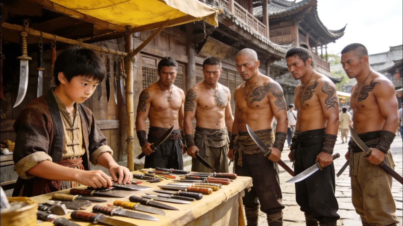 【功夫電影】惡霸欺負買刀小販，怎料小販是功夫大師，瞬間秒殺全場。| Kung Fu |中國電視劇