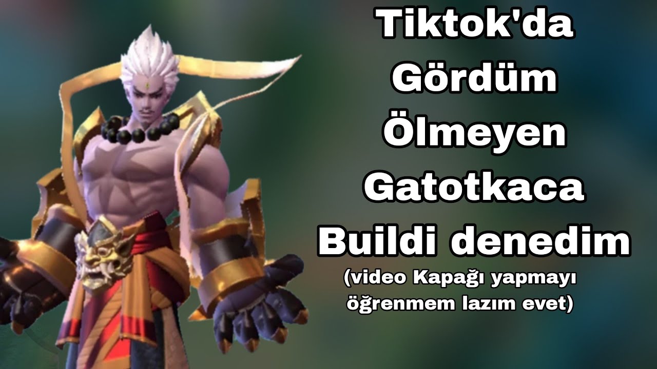 Tiktok'da Gördüğüm Build İle Mistik Ligini Taşıdım!! Gatotkaca Ölmeyen Build Mobile Legends