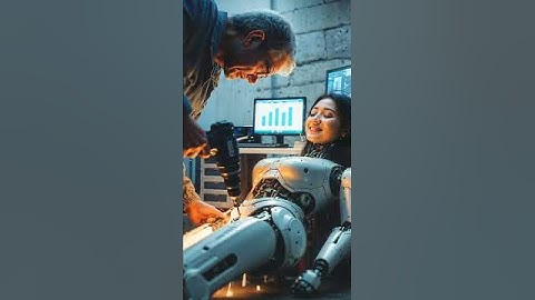 Elderly Inventor Enhances Repairing a damaged robot #shorts