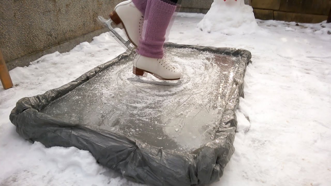 DIY Tiny Ice Rink YouTube