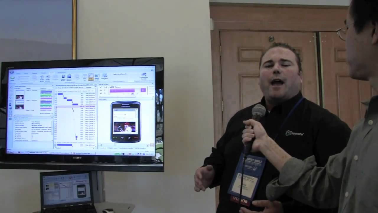 DreamSimplicity catches up with Keynote Systems at All About Mobile 2010