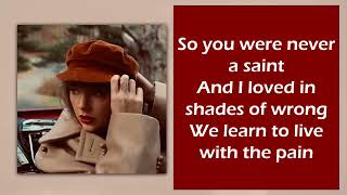 STATE OF GRACE - Taylor Swift (Acoustic Version) (Taylor’s Version) (lyrics)