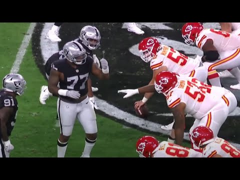 Quinton Jefferson finds & throws a pair of scissors on the field