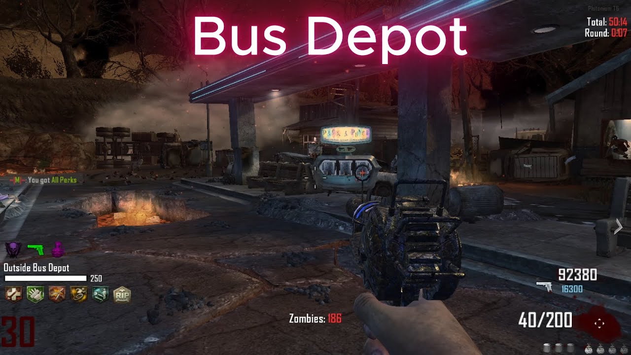 Black Ops 2 Tranzit Zombies Modded Bus Depot Map - YouTube