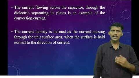 ES Lecture25#CONTINUITY EQUATION#Current & Current density