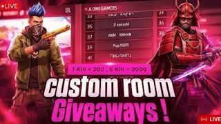 free fire max live castam room turrna ment 😱😱