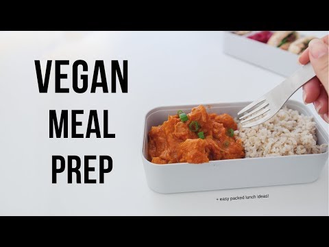 Vegan Meal Prep for Students  lunch box ideas