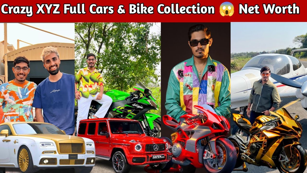 Crazy XYZ Full Car & Bike Collection l Income & Net Worth 😱 | Amit Sharma