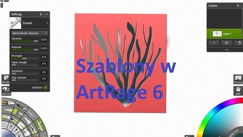 Jak zrobić szablon/Stencil  (tutorial) ArtRage6