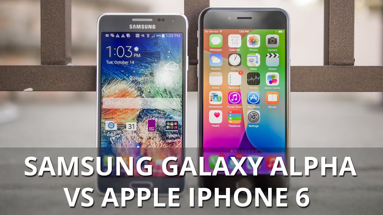 Samsung Galaxy Alpha vs Apple iPhone 6 - YouTube