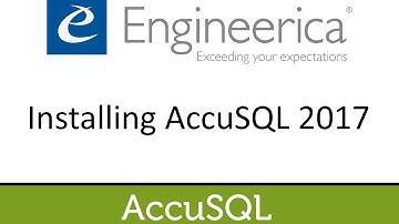 Installing AccuSQL 2017