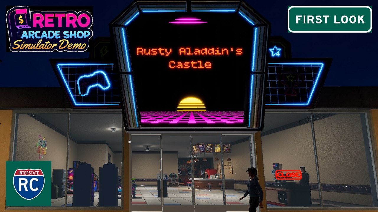 Retro Arcade Shop Simulator demo first-look gameplay